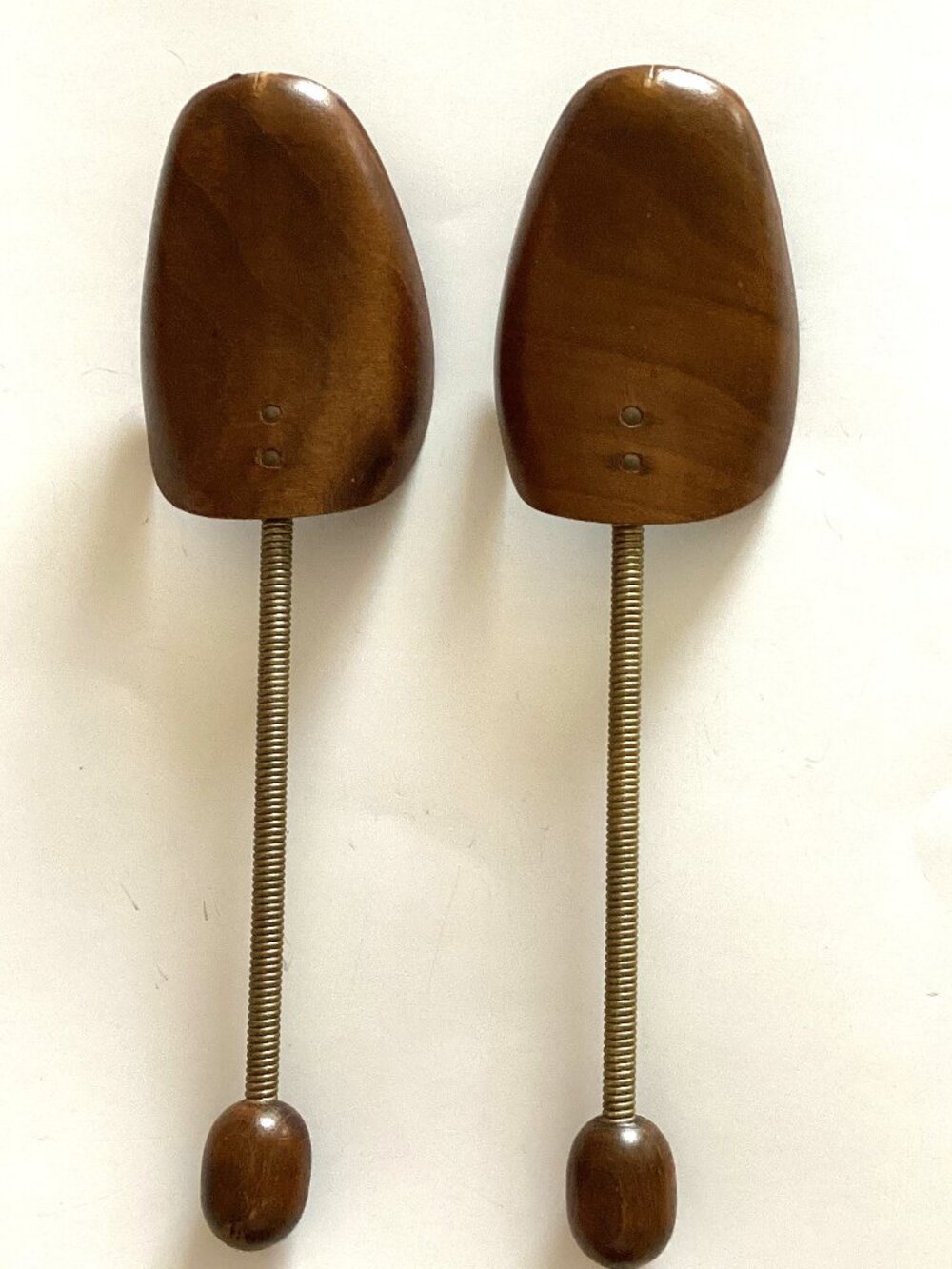Vintage Dasco Shoemaster Wooden Spring-Coiled Shoe Trees Shapers Made in England
